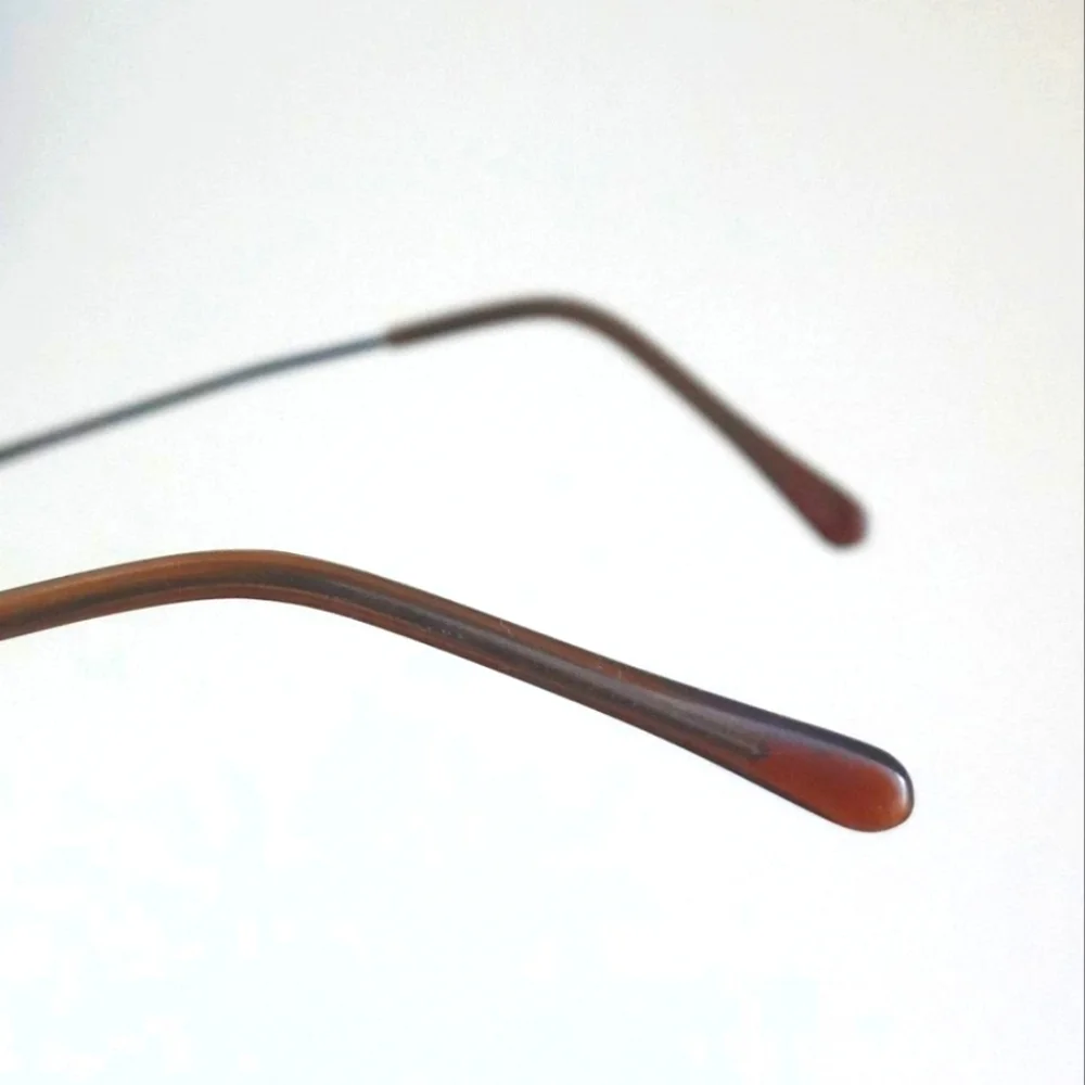Vintage 90's Oval Bronzed Brown Reading Glasses